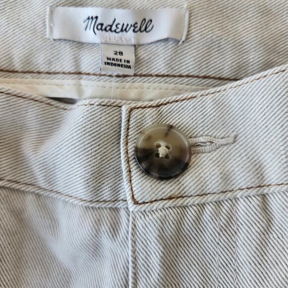Madewell The Dean Easy Straight Pant Size 28 NWT - Picture 7 of 13